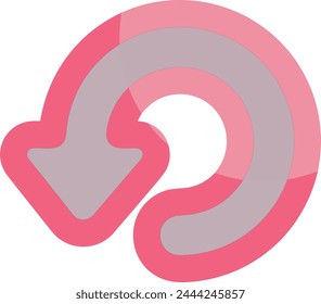 Símbolo de flecha Imagen de Vector con color para el diseño de elementos