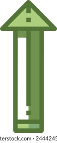 Símbolo de flecha Imagen de Vector con color para el diseño de elementos