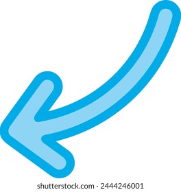 Símbolo de flecha Imagen de Vector con color para el diseño de elementos