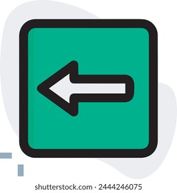 Pfeilsymbol Symbol Vektorgrafik Bild mit Farbe für Elementdesign