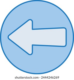 Símbolo de flecha Imagen de Vector con color para el diseño de elementos