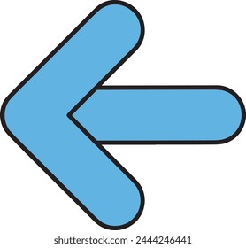 Arrow icon symbol vector image with color for element design