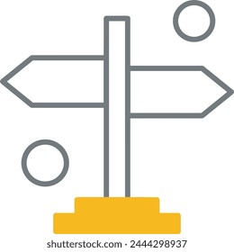 Arrow icon symbol vector image with color for element design