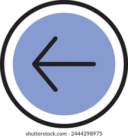Símbolo de flecha Imagen de Vector con color para el diseño de elementos