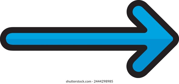 Arrow icon symbol vector image with color for element design