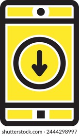 Arrow icon symbol vector image with color for element design