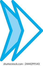 Símbolo de flecha Imagen de Vector con color para el diseño de elementos