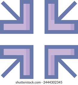 Arrow icon symbol vector image with color for element design