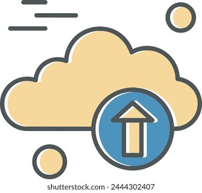 Arrow icon symbol vector image with color for element design