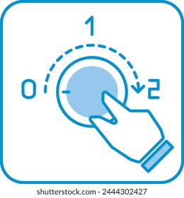 Arrow icon symbol vector image with color for element design