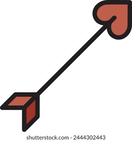 Arrow icon symbol vector image with color for element design