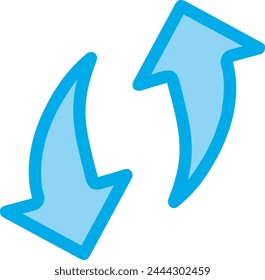 Símbolo de flecha Imagen de Vector con color para el diseño de elementos