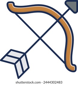 Arrow icon symbol vector image with color for element design