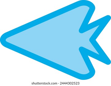 Arrow icon symbol vector image with color for element design