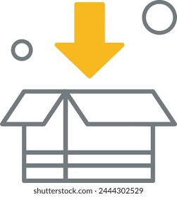 Símbolo de flecha Imagen de Vector con color para el diseño de elementos