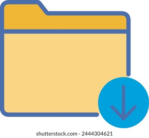 Arrow icon symbol vector image with color for element design