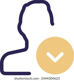Arrow icon symbol vector image with color for element design