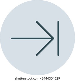 Símbolo de flecha Imagen de Vector con color para el diseño de elementos