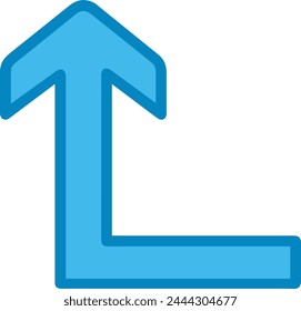 Arrow icon symbol vector image with color for element design