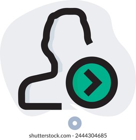 Símbolo de flecha Imagen de Vector con color para el diseño de elementos