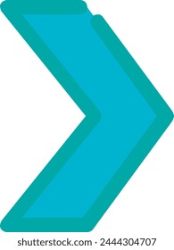 Símbolo de flecha Imagen de Vector con color para el diseño de elementos