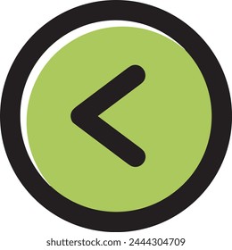 Símbolo de flecha Imagen de Vector con color para el diseño de elementos