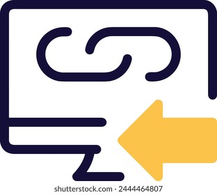 Símbolo de flecha Imagen de Vector con color para el diseño de elementos