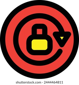 Símbolo de flecha Imagen de Vector con color para el diseño de elementos