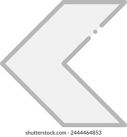 Arrow icon symbol vector image with color for element design