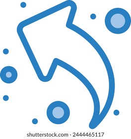 Pfeilsymbol Symbol Vektorgrafik Bild mit Farbe für Elementdesign