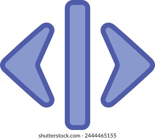 Símbolo de flecha Imagen de Vector con color para el diseño de elementos
