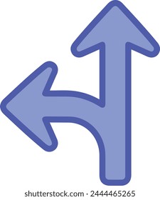 Arrow icon symbol vector image with color for element design