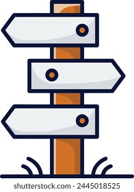 Arrow icon symbol vector image with color for element design