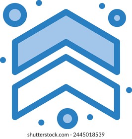 Arrow icon symbol vector image with color for element design