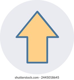 Símbolo de flecha Imagen de Vector con color para el diseño de elementos