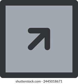 Arrow icon symbol vector image with color for element design