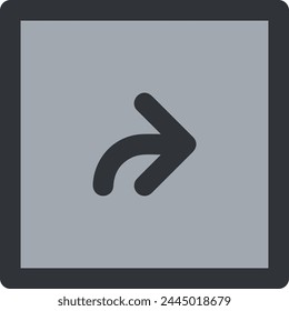 Pfeilsymbol Symbol Vektorgrafik Bild mit Farbe für Elementdesign