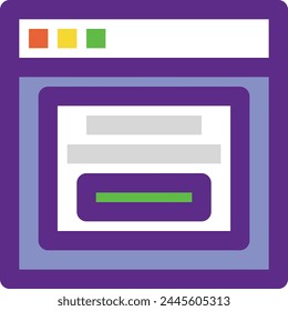 Símbolo de flecha Imagen de Vector con color para el diseño de elementos