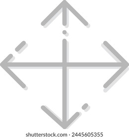 Arrow icon symbol vector image with color for element design