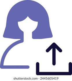 Símbolo de flecha Imagen de Vector con color para el diseño de elementos