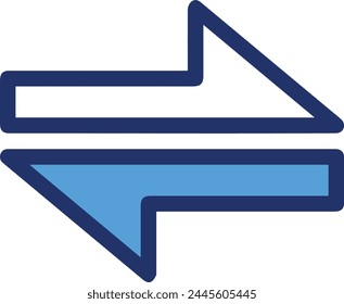 Pfeilsymbol Symbol Vektorgrafik Bild mit Farbe für Elementdesign