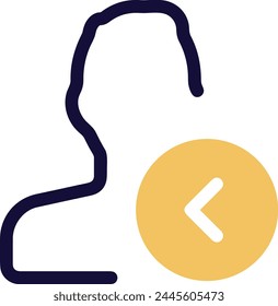 Arrow icon symbol vector image with color for element design