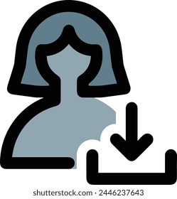 Arrow icon symbol vector image with color for element design