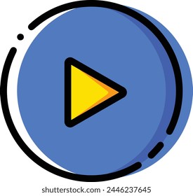 Símbolo de flecha Imagen de Vector con color para el diseño de elementos