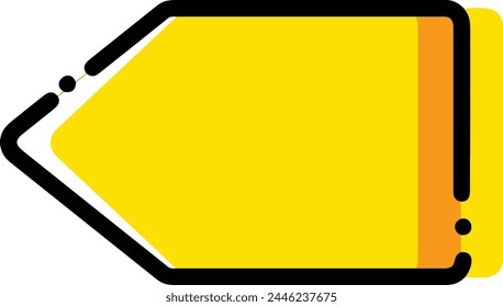Símbolo de flecha Imagen de Vector con color para el diseño de elementos