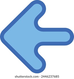 Arrow icon symbol vector image with color for element design