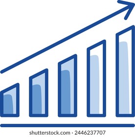 Arrow icon symbol vector image with color for element design