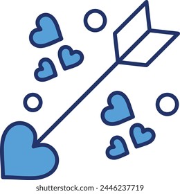 Arrow icon symbol vector image with color for element design