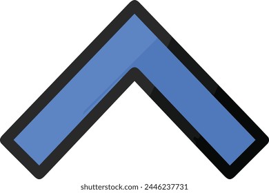 Símbolo de flecha Imagen de Vector con color para el diseño de elementos