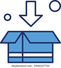 Arrow icon symbol vector image with color for element design